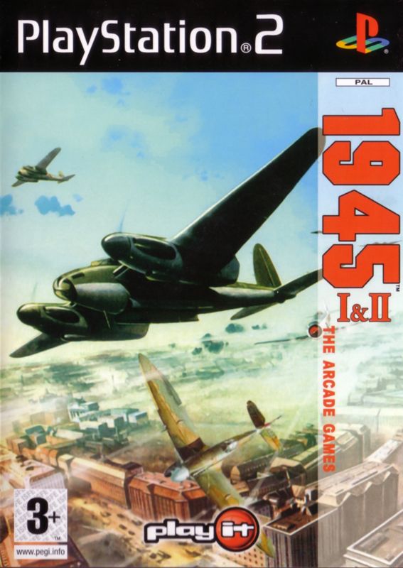1945 I & II: The Arcade Games box art for Playstation 2